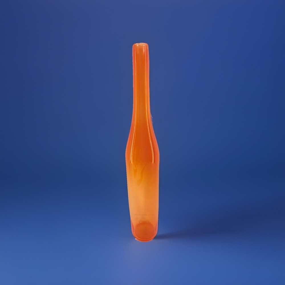 De Vera 1994 Tangerine Studio Art‎ Glass Vase Hand Blown Signed 17"